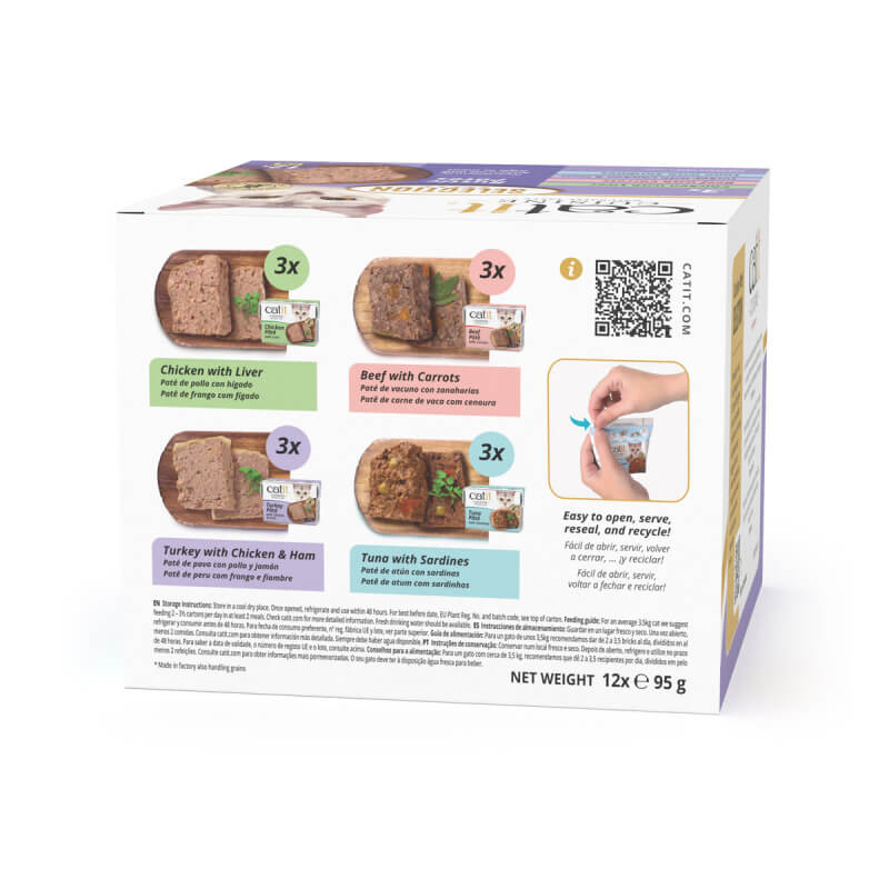 Catit Cuisine Pate Variety 12x95g-Pet n Pony-Catit