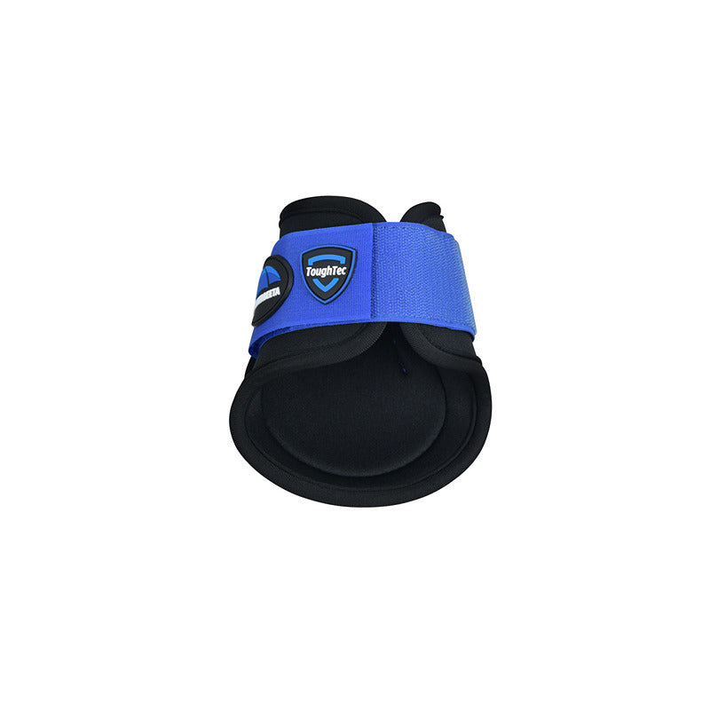 Weatherbeeta Tough-Tec Prime Fetlock Boots Black/Cobalt offer durable horse leg protection.