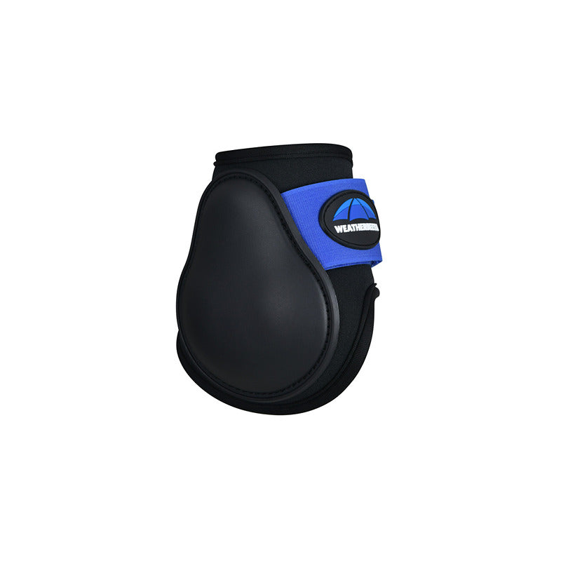 Weatherbeeta Tough-Tec Prime Fetlock Boots Black/Cobalt protect your horse’s legs in training.