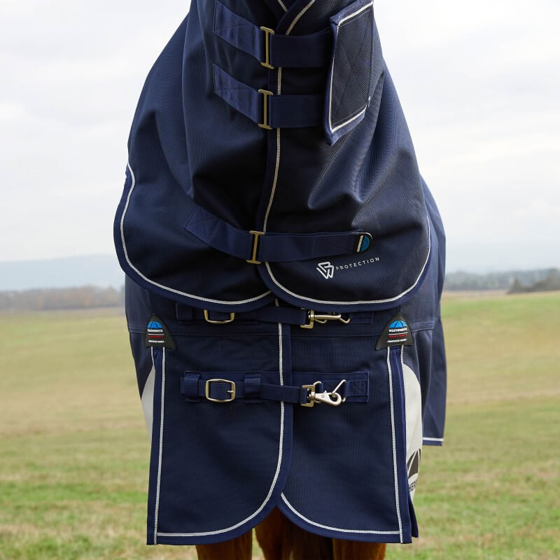 Weatherbeeta Comfitec Ultra Turnout Rug Detach-A-Neck Heavy Weight 360G Navy