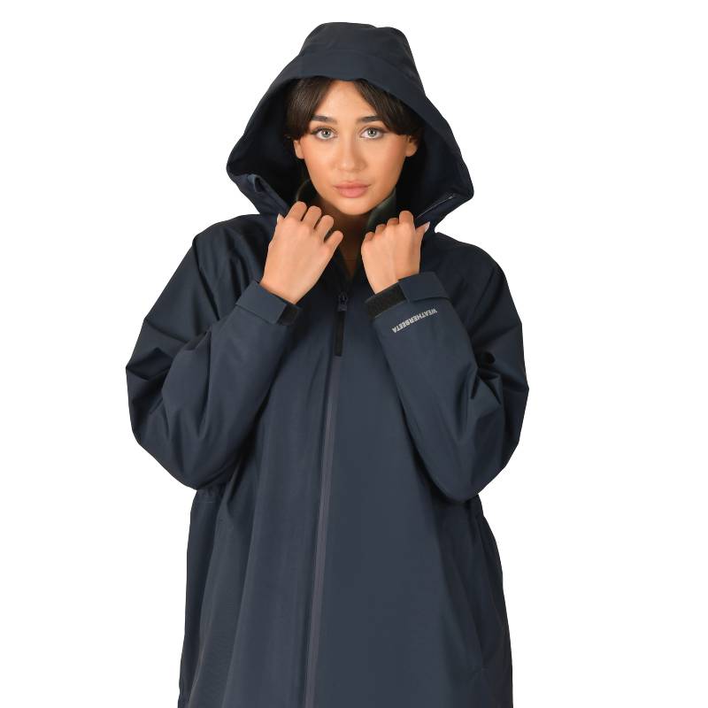 Wearing the Weatherbeeta All Weather Field Jacket Navy, they look forward with confidence.