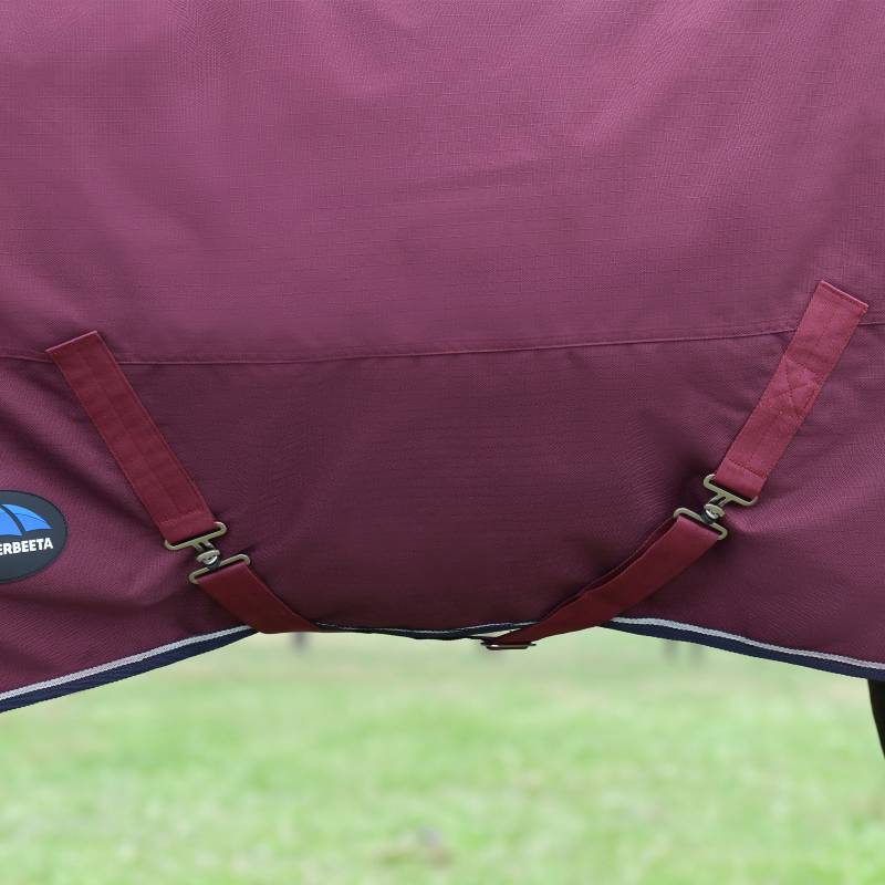 Weatherbeeta Comfitec Essential Combo Neck Turnout Rug 50g Burgundy/Navy