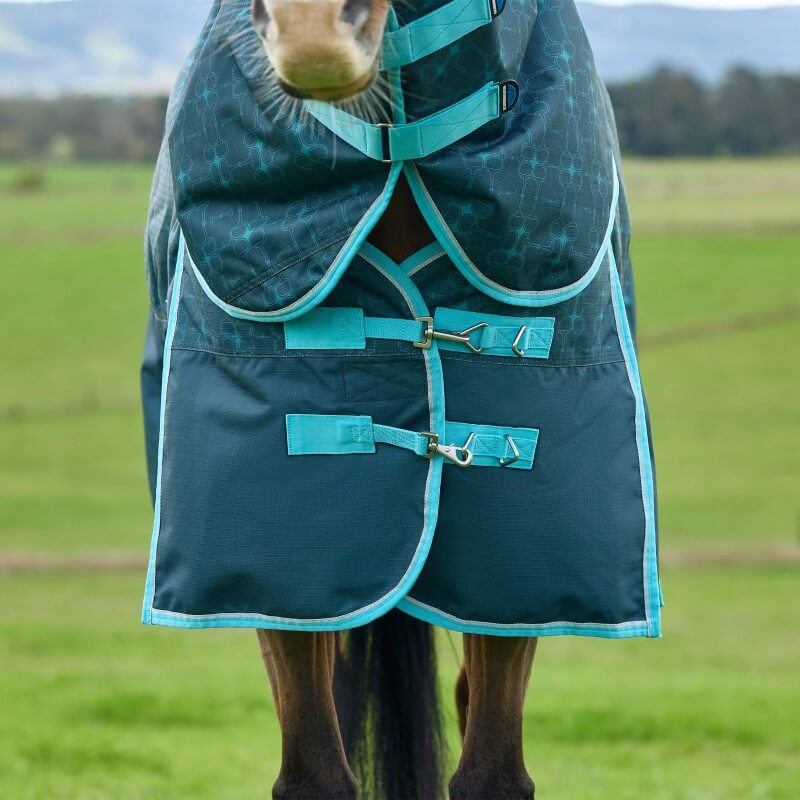 Weatherbeeta Comfitec Limited Edition Turnout Rug Detach-A-Neck Medium Weight 220G Geometric Bit Print