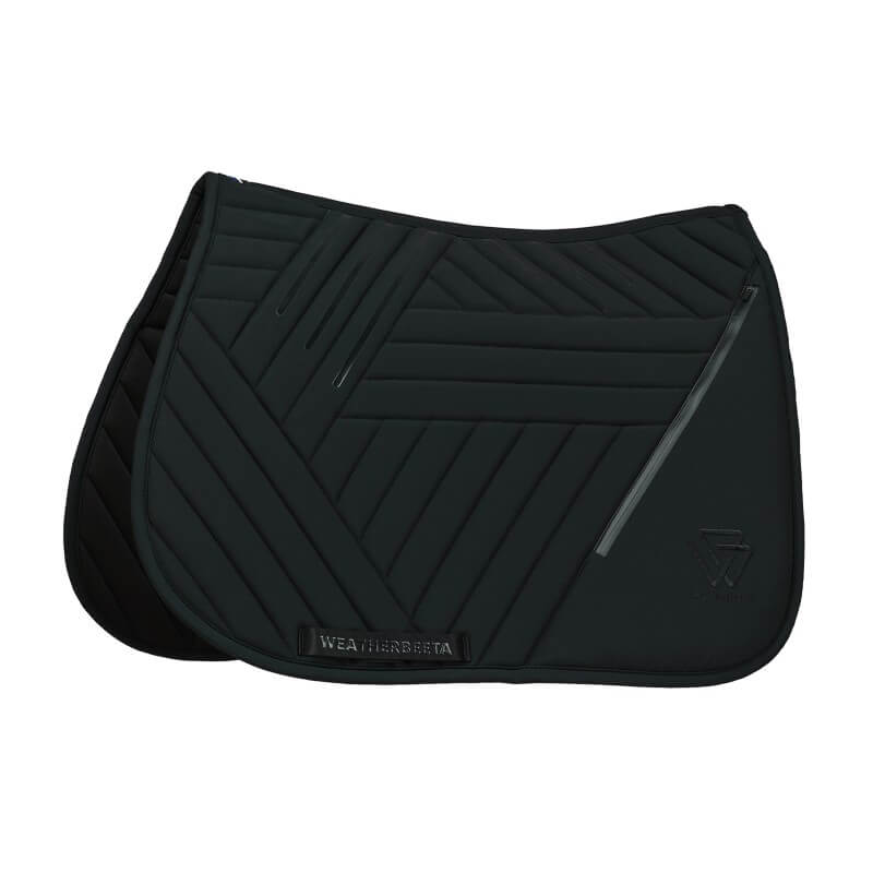Weatherbeeta Softshell Pro Grip Euro Jump Saddle Pad Black