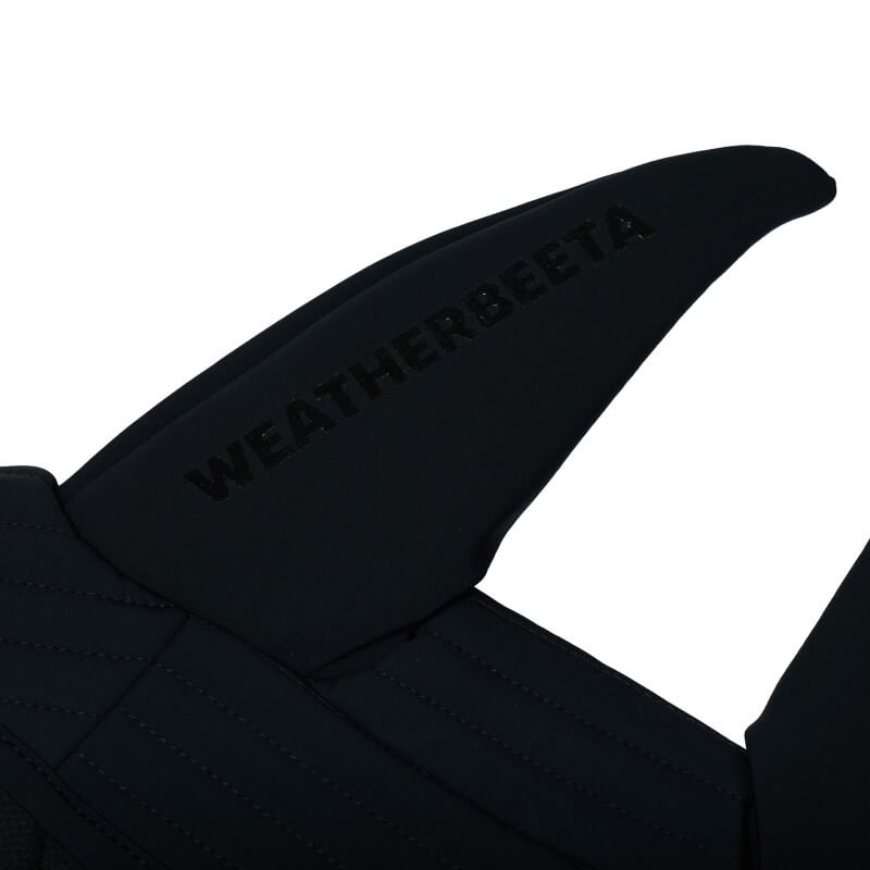 Weatherbeeta Softshell Quilted Ear Bonnet Black