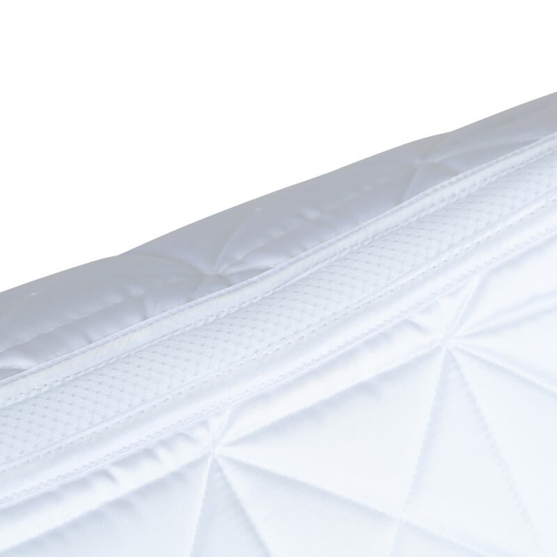 Weatherbeeta Satin Pro Air-Tec Dressage Saddle Pad White