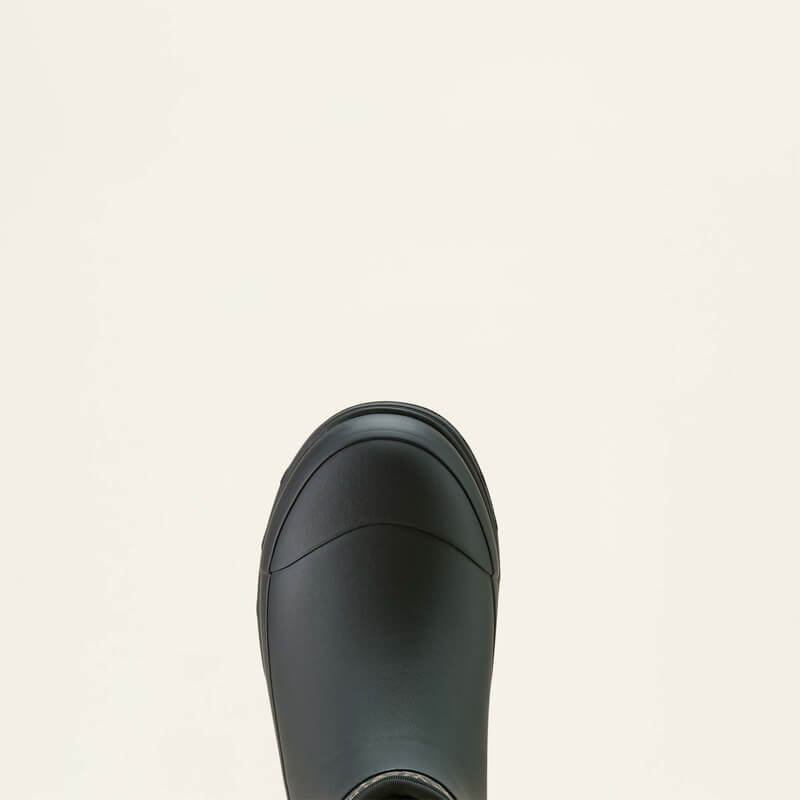 Top view of Ariat Kelmarsh Shortie Black/Ocelot Print boot on a plain light background.