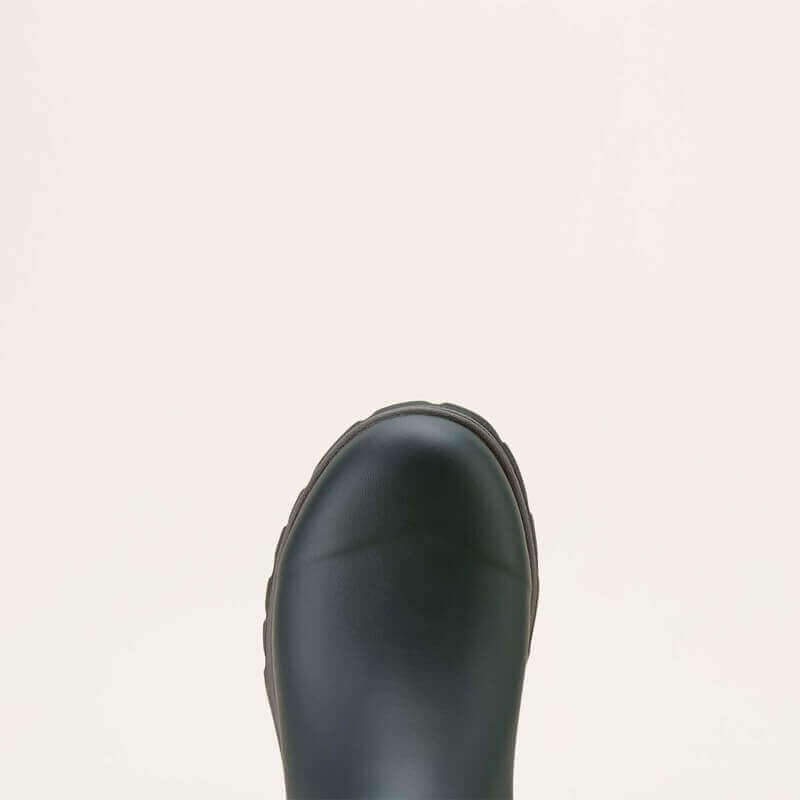 The Ariat Woodstock Rubber Boot in deep navy viewed from above on a plain light background.