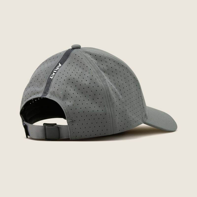Ariat Adults Breathe Cap Pewter with white logo and perforated panels for breathability.
