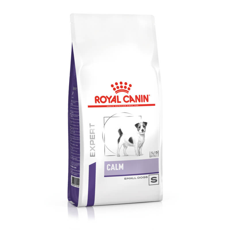 Royal Canin Veterinary Calm Adult Dry Small Dog Food 4kg for calming support in small dogs.