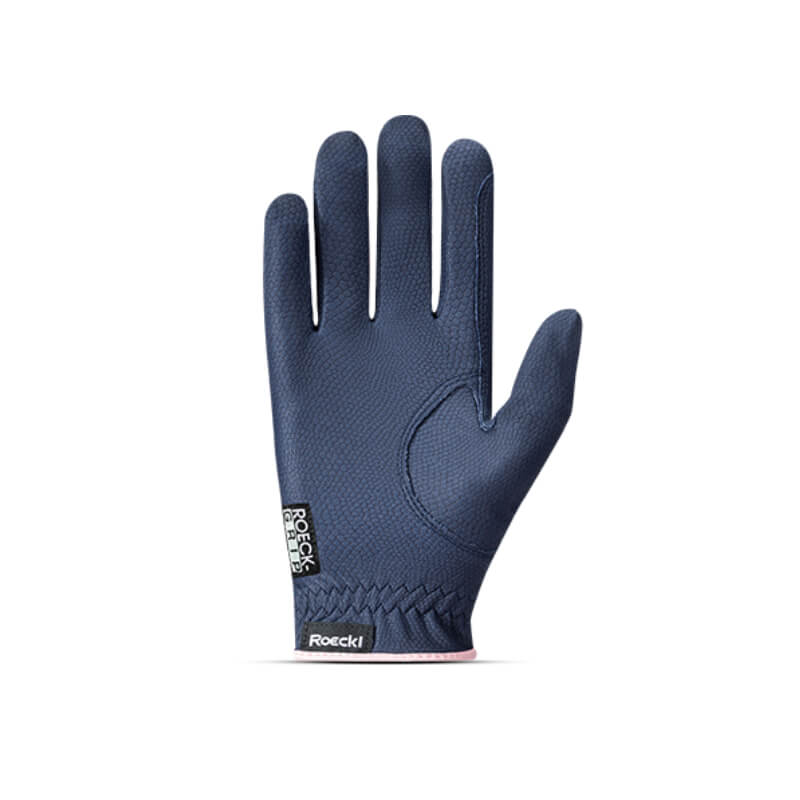 Roeckl Lona Gloves Navy/Vintage Pink-Pet n Pony-Roeckl