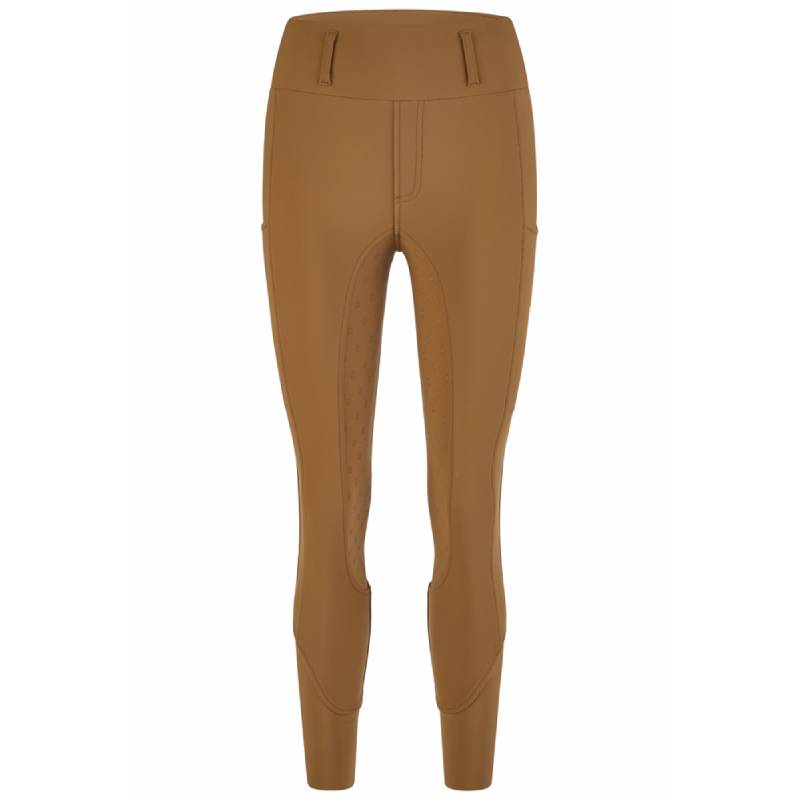 Eskadron Heritage Pro Riding Tights Almond: full grip, zip pockets, 4-way stretch comfort.