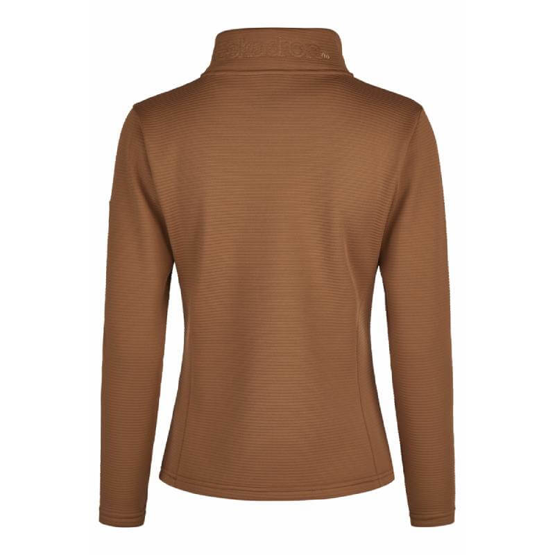 Eskadron Heritage Zip-Shirt Almond by Eskadron, shown from the back on a white background.