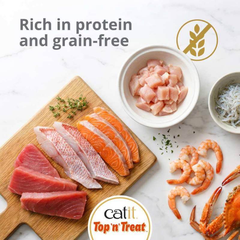 Catit Top 'n' Treat Chicken by Catit: High-protein, grain-free cat treats.