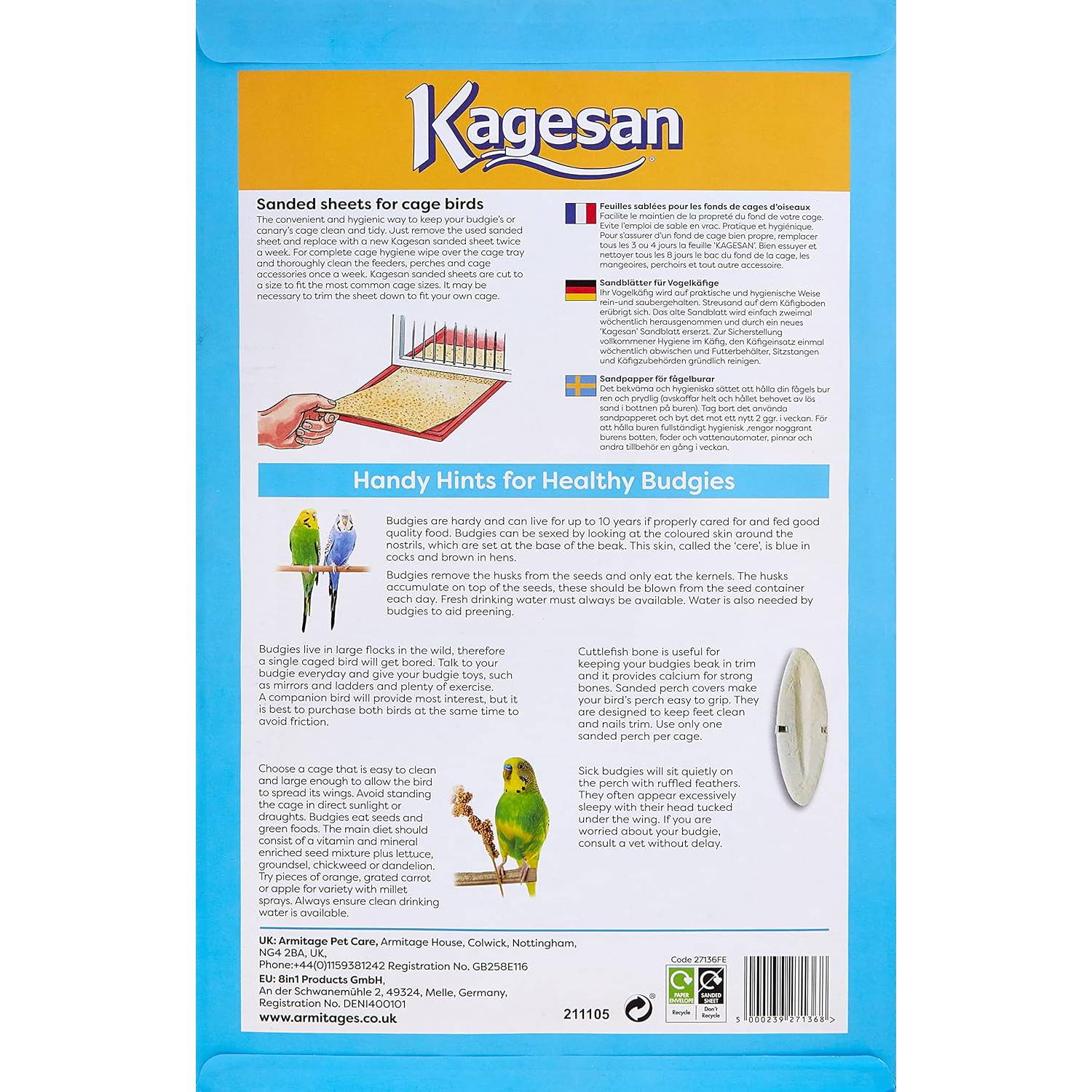 Kagesan (No 5 Blue) 40x25cm