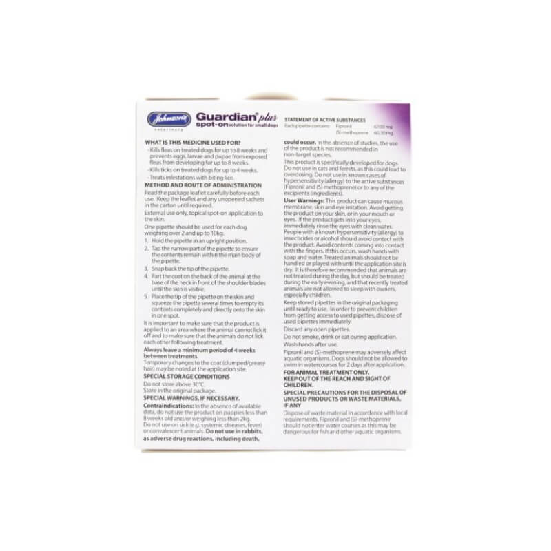 JVP Guardian Plus Spot-On Solution for Dogs-Pet n Pony-JVP