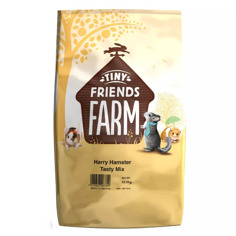 Supreme Petfoods Supreme Harry Hamster, a balanced mix approved by the National Hamster Council.
