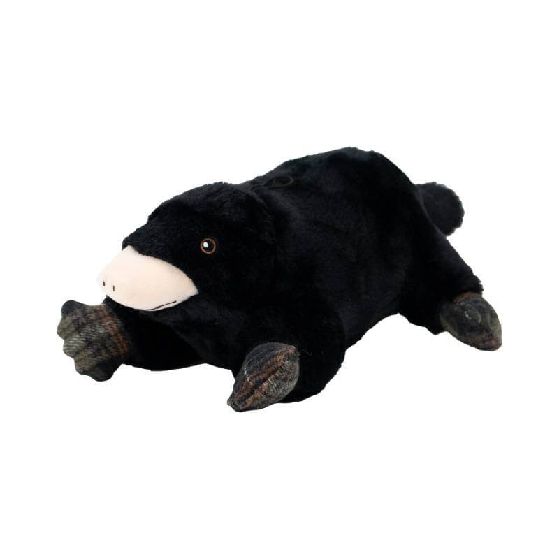 Ancol Heritage Montgomery Mole: eco-friendly plush dog toy with beige snout and outstretched limbs.