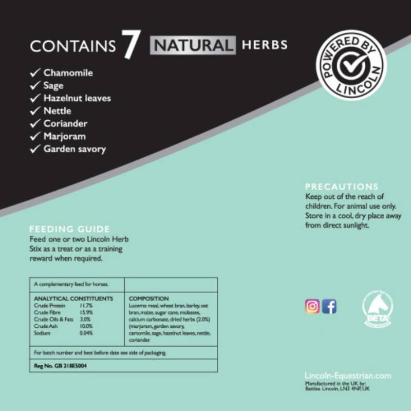 A 1kg bag of Lincoln Herb Stix, labeled Healthy Delicious Treats.