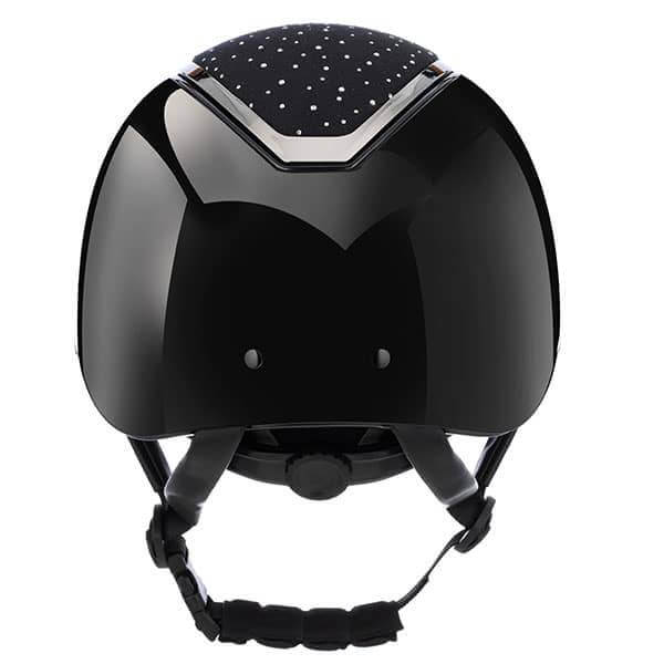 Eqx by Charles Owen Kylo Black Gloss/Chrome Crystal Wide Peak