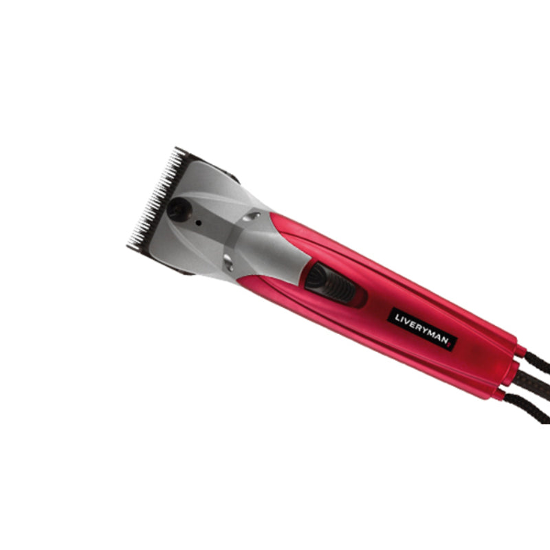 Liveryman Black Beauty mains clipper with brushless motor and black cord.