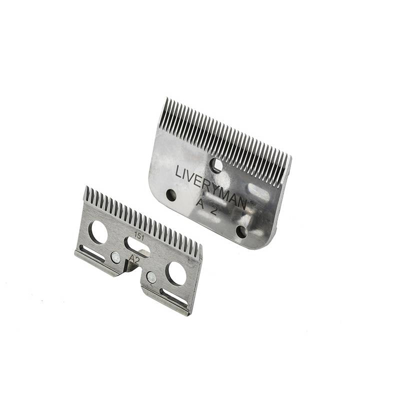 Liveryman A2 Blade Set Cutter & Comb 3mm, compatible with Black Beauty, on white background.