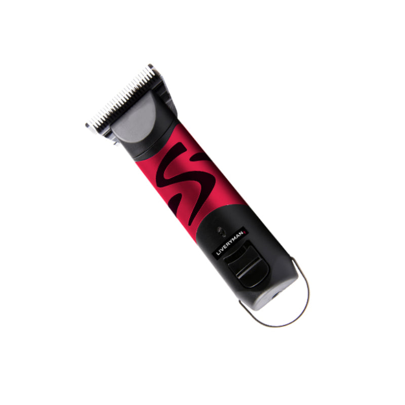 Liveryman Harmony Plus with Wide Fine Blade 2.4mm: quiet cordless horse clipper.