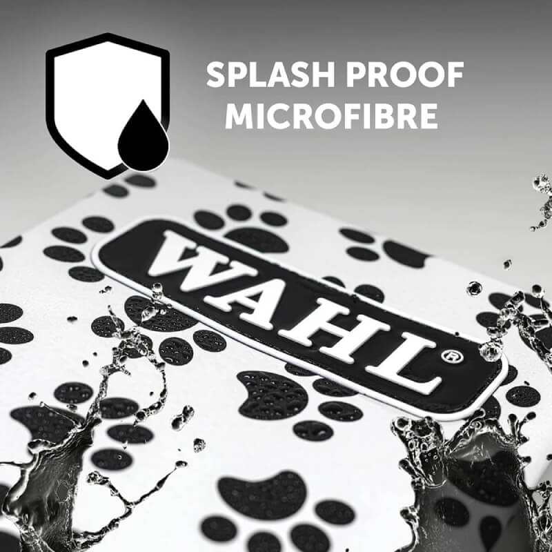 Wahl Paw Print Apron with splash-proof microfibre and paw print design by Wahl.