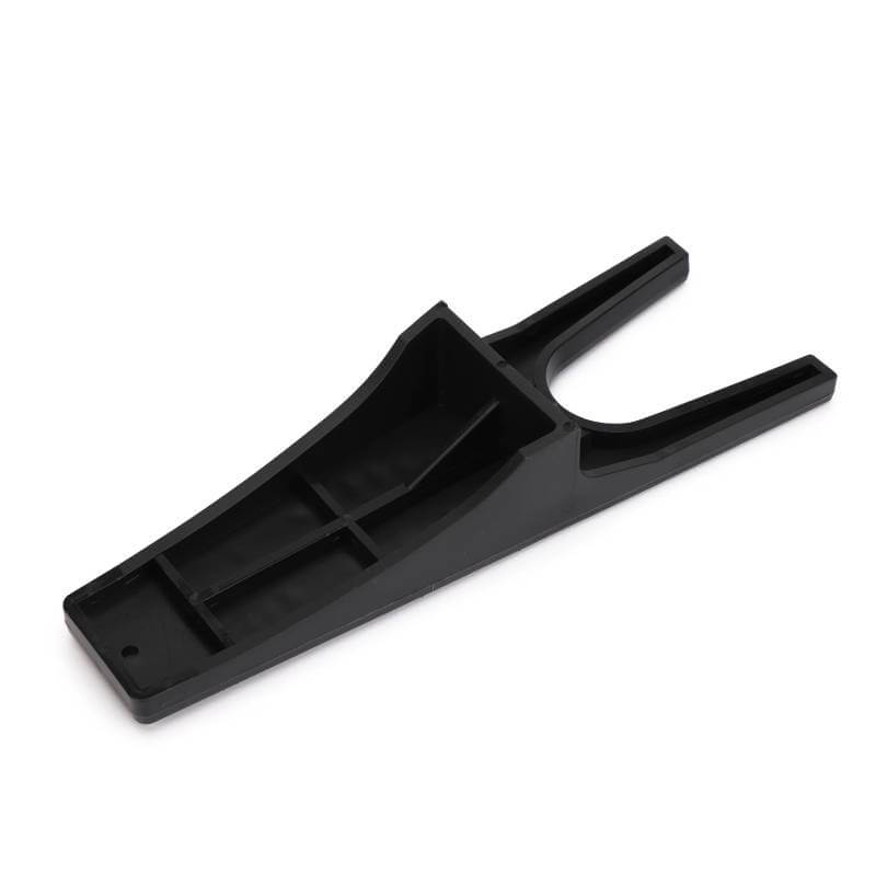 Shires Plastic Boot Jack features a textured surface with footprint design for easy boot removal.