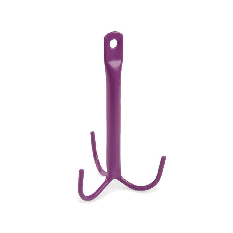 Shires EZI Cleaning Hook stands upright, with a hole at the handle's top for hanging bridles.