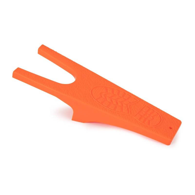 Shires Plastic Boot Jack with tread pattern for easy boot removal.