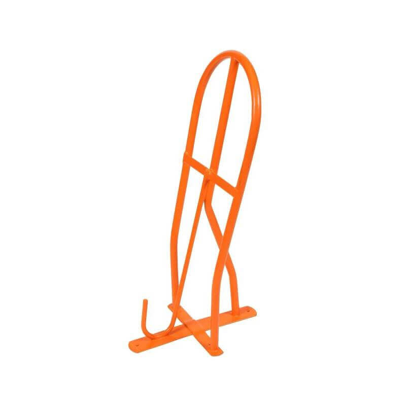 Shires Ezi Saddle Rack by Shires: Tubular steel rack with curved top, holds one saddle.