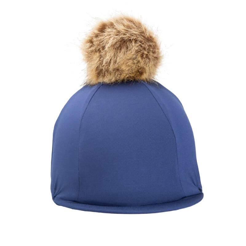 Aubrion Team Hat Silk Midnight by Aubrion—perfect equestrian accessory in deep blue.