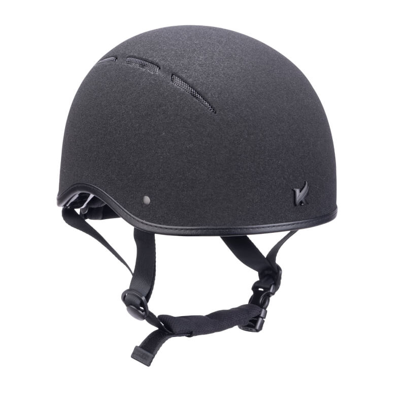 Karben Icon Junior Adjust Jockey Skull Cap Black-Pet n Pony-Shires
