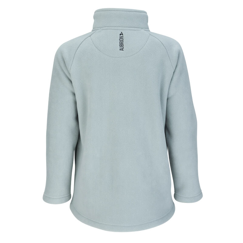 Aubrion React Half Zip Fleece YR Sage shown from the back, small logo near the collar.