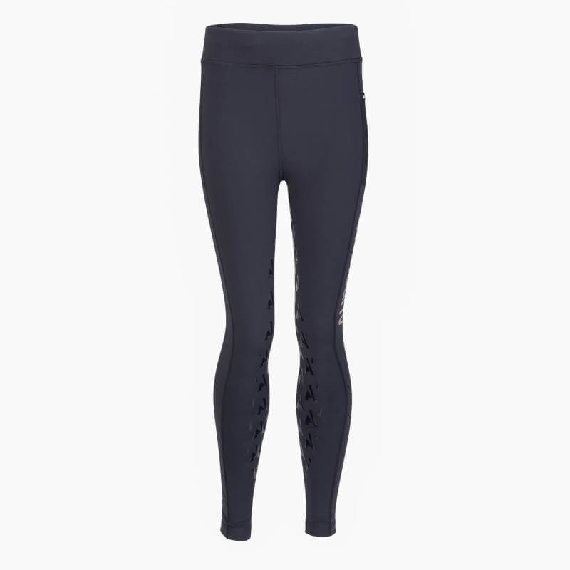 Aubrion React Non-Stop Riding Tights YR Shadow: high-waisted, patterned, silicone leg grips.