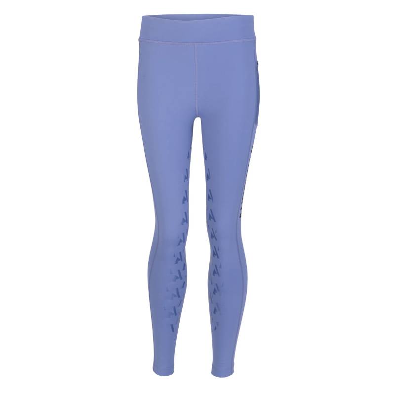 Aubrion React Non-Stop Riding Tights YR Sky: high-waisted, silicone grips, textured details.