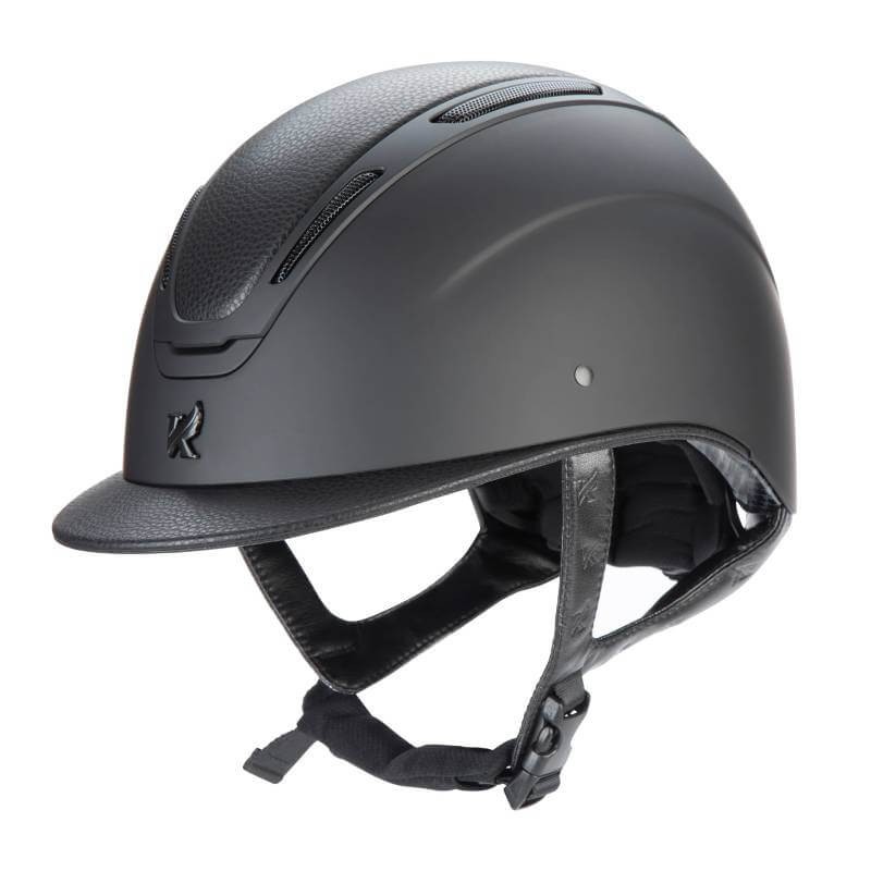 Karben Amity LTHR Riding Hat Black