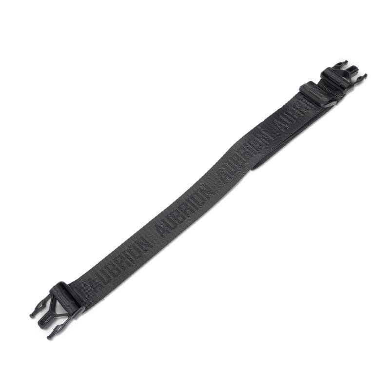 Aubrion React Long Boot Bag Black with adjustable strap and plastic clips for padded protection.