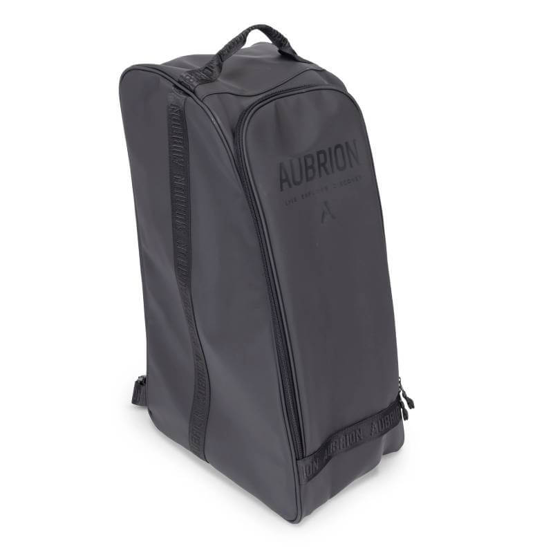Aubrion React Long Boot Bag Black offers padded protection with handle and zip.