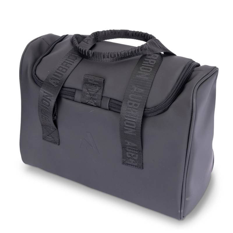 The Aubrion React Grooming Kit Bag Black is a compact duffel for your grooming essentials.