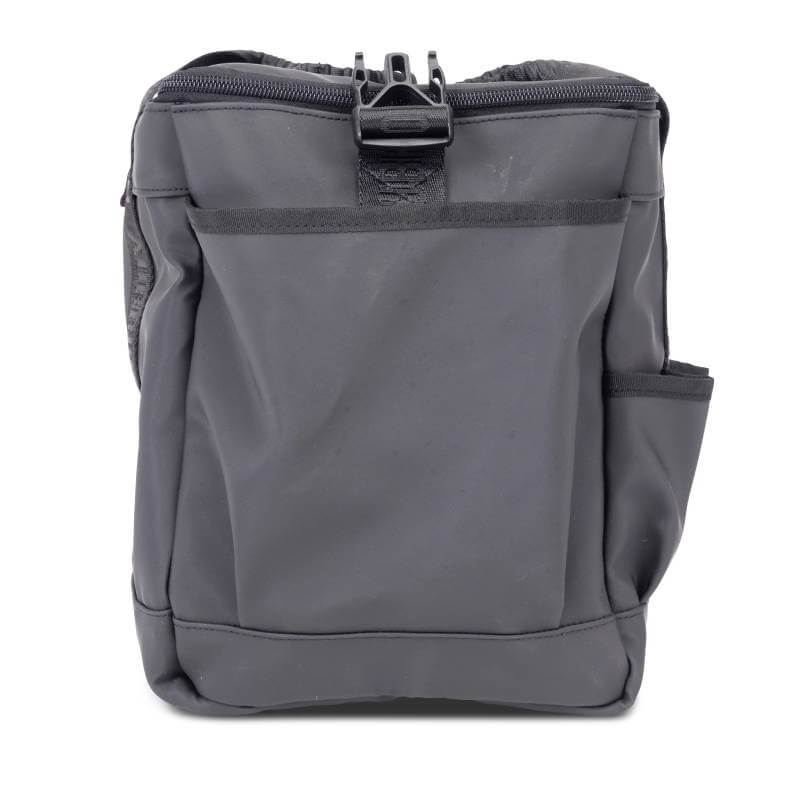Aubrion React Large Grooming Kit Bag Black with zippered side and front pockets.