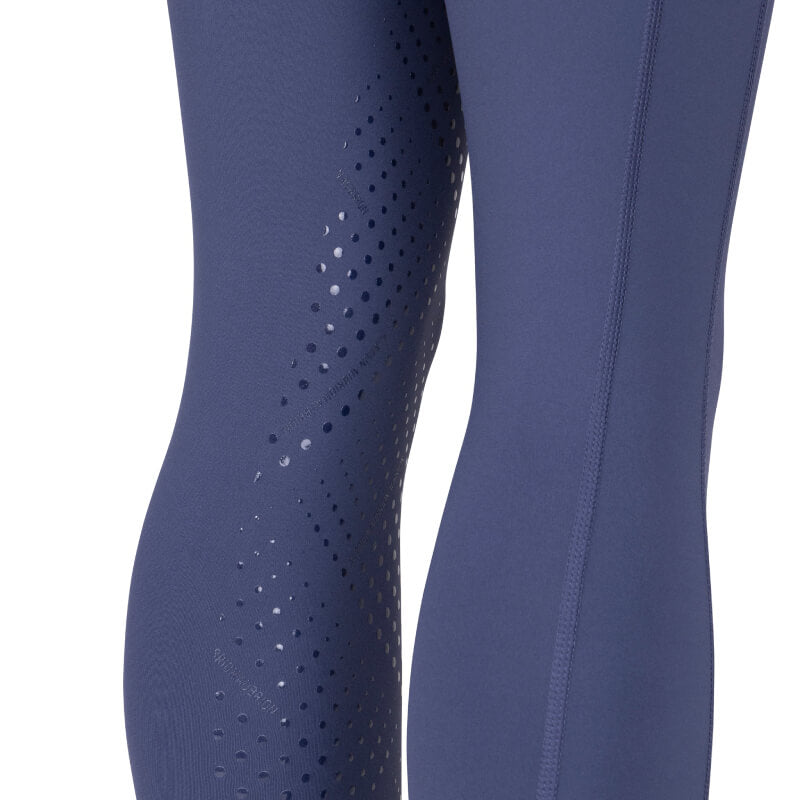 Aubrion React Non-Stop Riding Tights Young Rider Midnight, high waist & subtle side pocket.