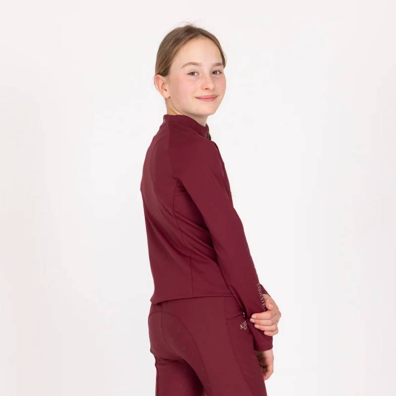 Aubrion Equestrian Winter Long Sleeve Baselayer Young Rider Port