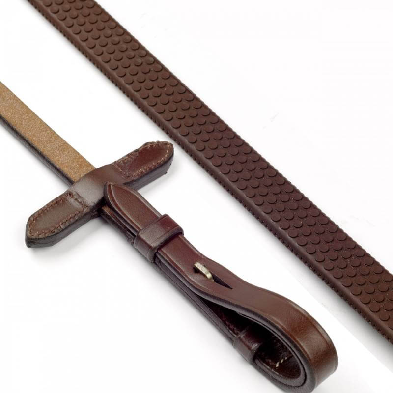 Whitaker John Whitaker Lynton Reins with textured grip, perfect for horse tack enthusiasts.