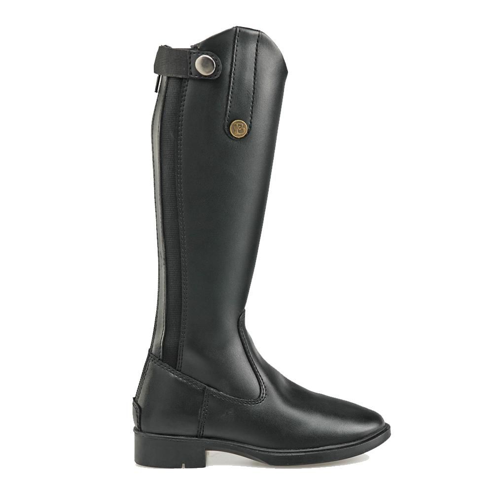 Brogini Modena Piccino Childs synthetic long boot with side zip and button detail.