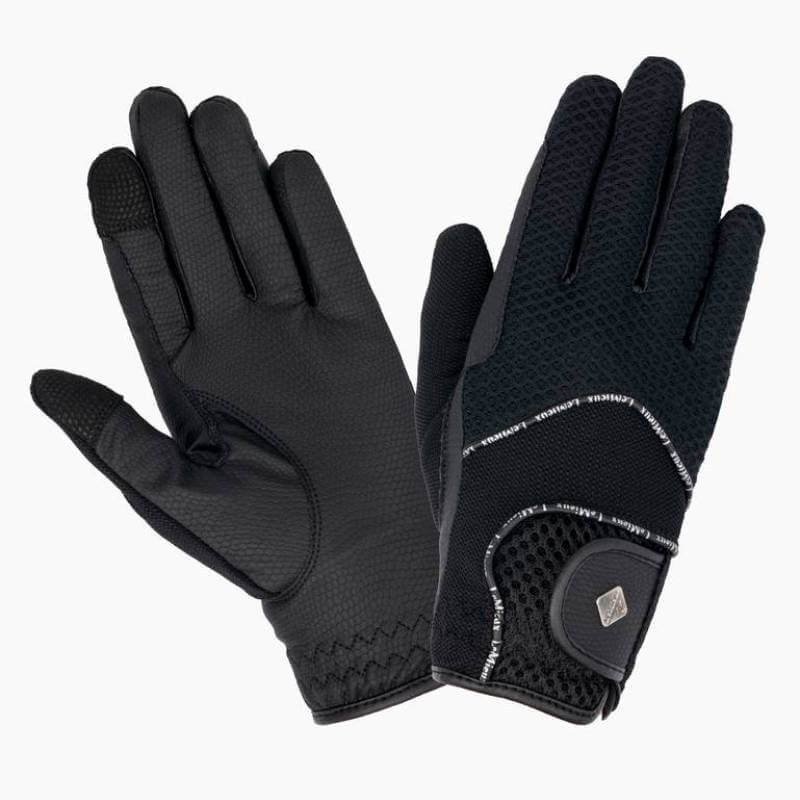 Lemieux 3D Mesh Riding Gloves Black-Pet n Pony-LeMieux