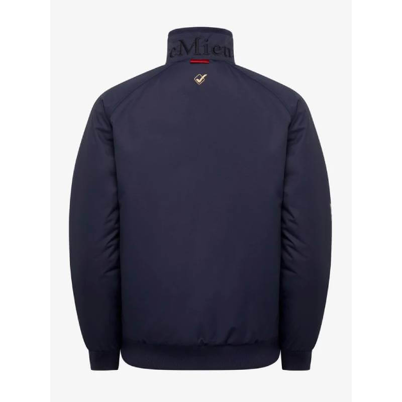 LeMieux Ladies Elite Crew Jacket Navy with subtle logos on collar and upper back.