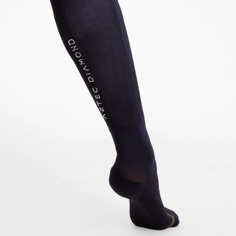 Aztec Diamond Technical Sock Navy 2pk shown on a plain light background.