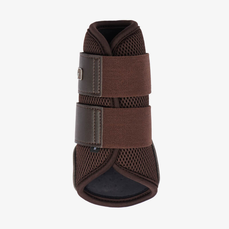 LeMieux Mesh Brushing Boot Brown offers leg protection with secure Velcro fastenings.